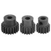 RC Motor 3 Gear Set 15T 17T 20T Steel Motor Pinion Gear 0.8MOD for ARRMA Granite 1/10 Model Car