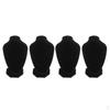 Black Velvet Necklace Female Bust Display Jewelry Stands