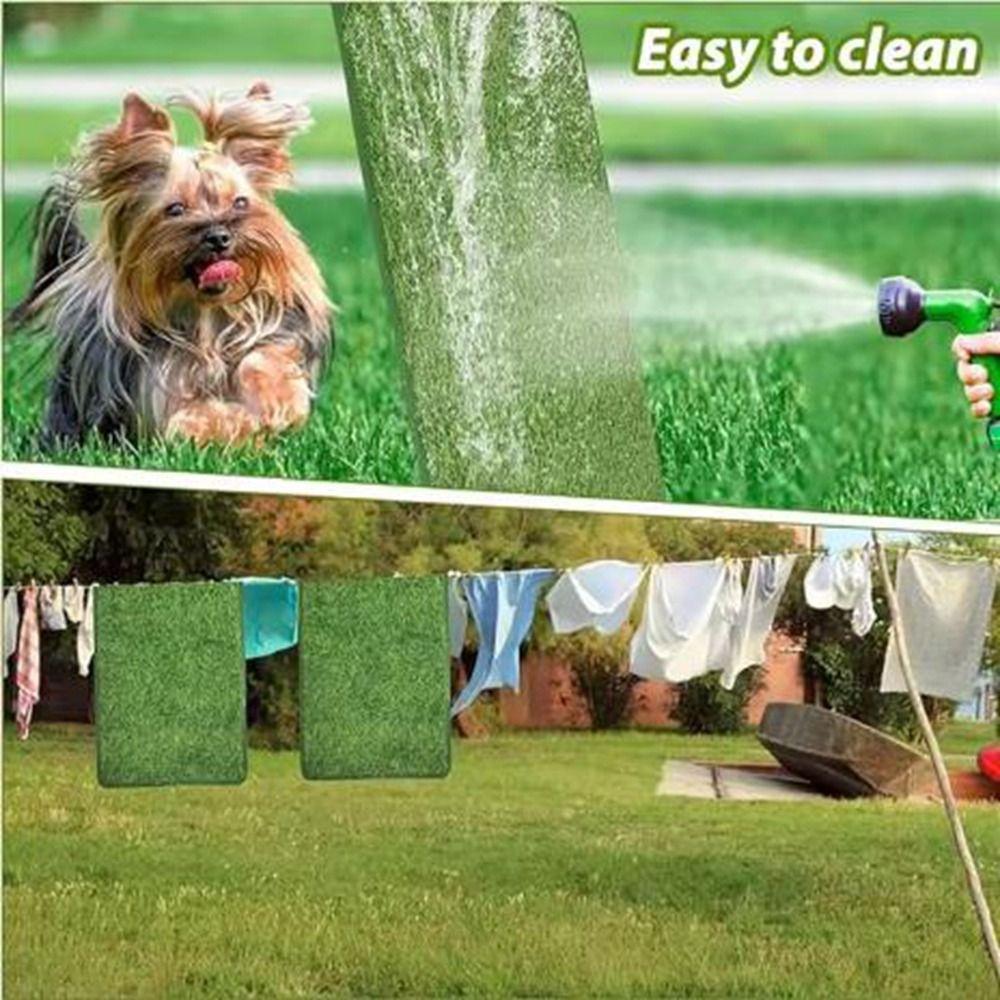 Washable Simulated Lawn Dog Pads Comfortable Pet Lawn Mat Artificial Dog Grass Mat Outdoor
