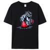 Men's T-shirt Boxing Dog Printed Tops Cotton T-Shirts For Womens Fashion Casual Soft Short Sleeve Loose MenTees Comfortable
