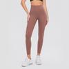 Autumn and Winter Nude Yoga Pants Women's High Waist Peach Hip Lift Sports Fitness Pants Quick-drying Tight Trousers