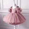 Baby Girl Dress Princess Baby Baptism Dress Lace Tutu Birthday Party