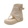 Soft Leather Version~ Platform Sandals Women's 2025 Summer New Popular Fashion Versatile Casual Comfortable Sports Beach Shoes