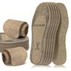 1 Pair Wool Felt Insoles For Shoes Men Women Warm Shock-absorbing Insoles Shoes Pads Can Cut Freely