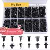 100x For Auto Plastic Fastener ClipsTrunk Screw Rivet Set Car Bumper Fender