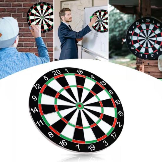 Dart Board Bristle Dartboard Steel Tip Dartboard Starter Set with Dart Party Play Game Toy for Kids And Adults