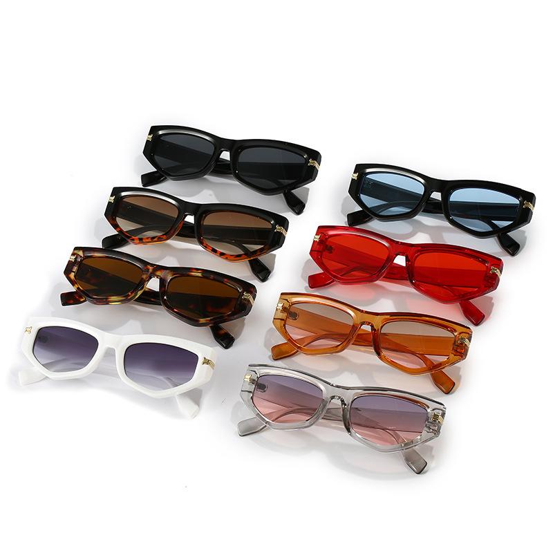 Cat'S Eye Triangle Sunglasses For Women, Versatile Personalized Street Sunglasses