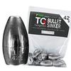 Funks Tungsten Bullet Set of TG Sinkers, 10, Sinkers, 42g, 1-1/2oz