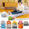 Plush Foldable Children's Sofa Backrest Chair 2 In 1 Foldable Children's Sofa Cute Cartoon Lazy Sofa Children Folding Sofa Bed