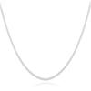 14 "-32 "Slim Thin Pure 925 Sterling Silver Side Curb Chain Choker Necklaces For Women Girl Jewelry Kolye Collare Collier Ketting