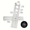 Adjustable Tile Locator To Wall Marking Position Ruler Ceramic Hole Cutter Tile Drill Marble Opener Construction Tool