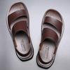 Sandals Men Leather 2022 Fashion Vintage Men Shoes High Quality Soft Comfort Casual Flats Summer Beach Slippers