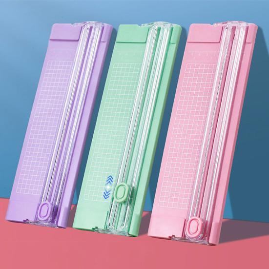 Paper Trimmer with Precise Graduation Portable Accurate A4 Two-way Cutting Scrapbook Trimmer