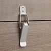 4pcs Steel Toggle Latches 90 Degree Box Lock Small Corner Hasp Multipurpose Latches Simple Installs for Cases & Cabinets