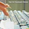 Transparent Keyboard Stickers Hemispherical Typing Keyboard Cover New Nail Art Keyboard Sticker