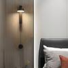 Postmodern Designer T Style Wall Light Dimmable Switch Wall Lamp Living Room Decoration Bedroom Bedside Sconce Light Fixtures