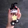 Halloween Pendant 3D Soft Plush Ghost Crochet Kit Festive Holiday Pendant Decoration Whimsical Halloween Accessories