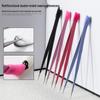 Double-Headed Multifunctional Nail Art Tweezers with Silicone Press Stick and Straight Head for Embossed Stickers and Jewelry Clippers.