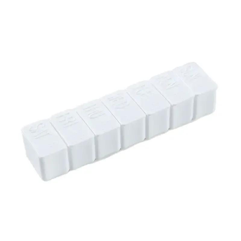 7 Days Pill Medicine Box Weekly Tablet Holder Storage Organizer Container Case Pill Box Splitters 3 Colors Pill Case Organizer