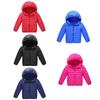 Winter Children's Hooded Jacket Kids Cotton Lightweight Warm Coat Long Sleeve Casual Down Outerwear