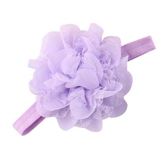 Милая детская повязка на голову с цветком для маленьких девочек, эластичная повязка для волос, головной убор