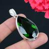 Peridot Gemstone Pendant Solid 925 Sterling Silver Pendant Jewelry Gift For Unisex