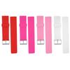 4pcs Unisex Student 20mm Watchband Strap Replacement Watch Band Watch Accessory