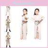 Versatile Rey Character Costume For Girls Made From Soft Polyester Perfect For Events