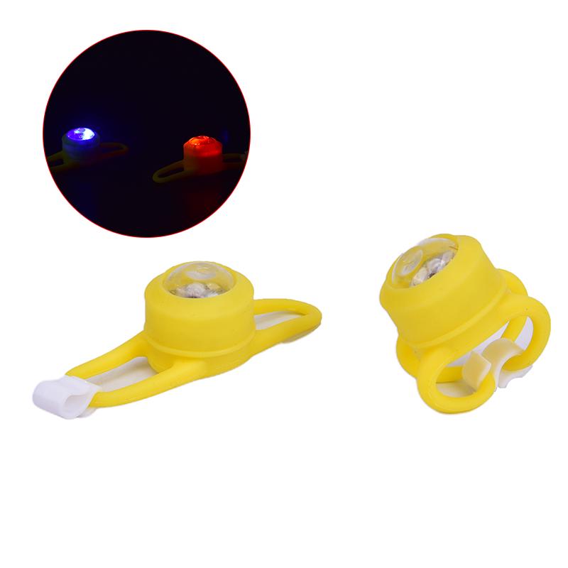 Colorful Bicycle Small Yellow Led Ring Lights Bicycle Bell Road Bike Accessories