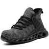 Indestructible Ryder Shoes Men Steel Toe Cap Work Safety Shoes Puncture-Proof Lightweight Breathable Sneakers Black Work Boots