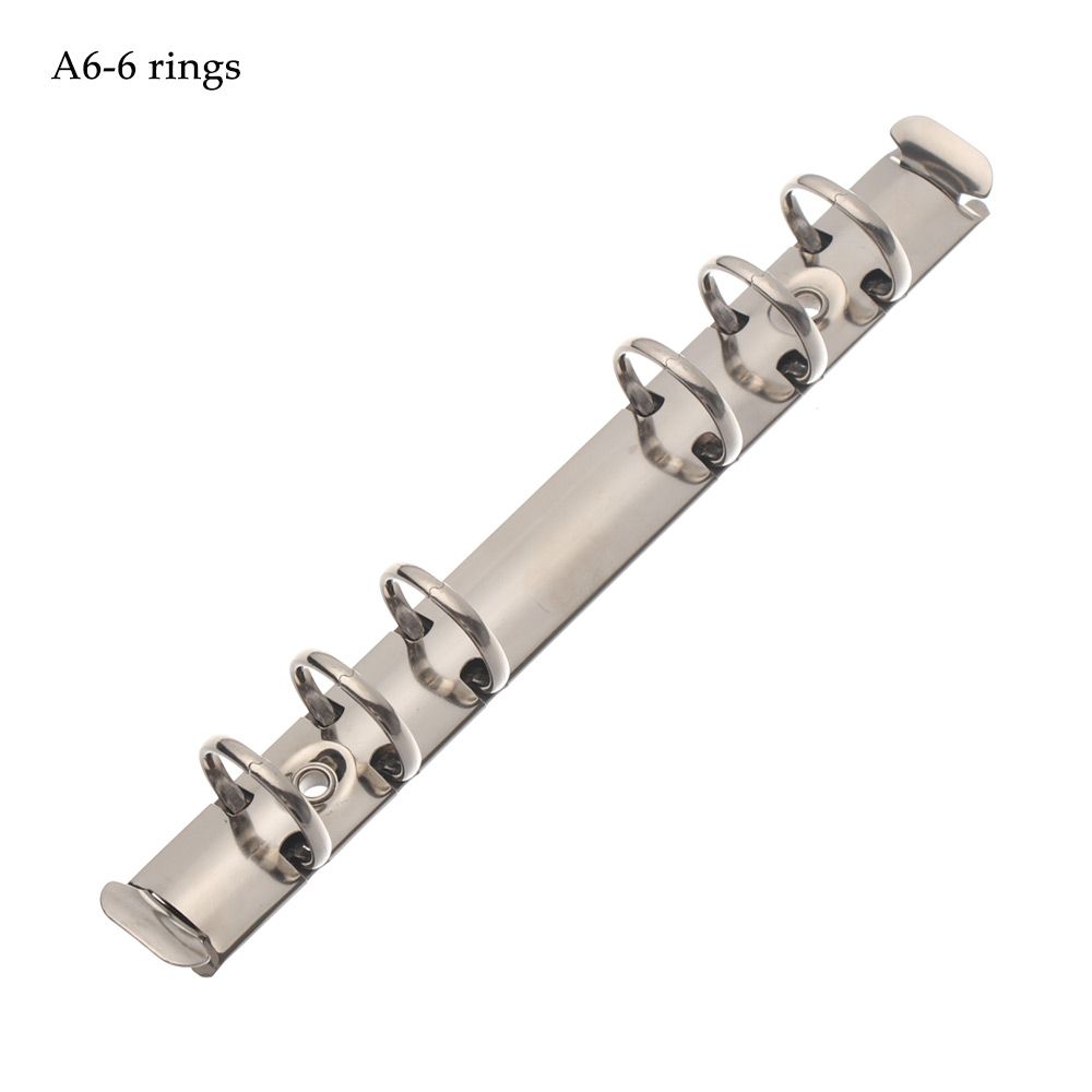Notepad Accessory Metal Binder Clip Loose-leaf File Folder Ring Binder Notebook Binding Hoops