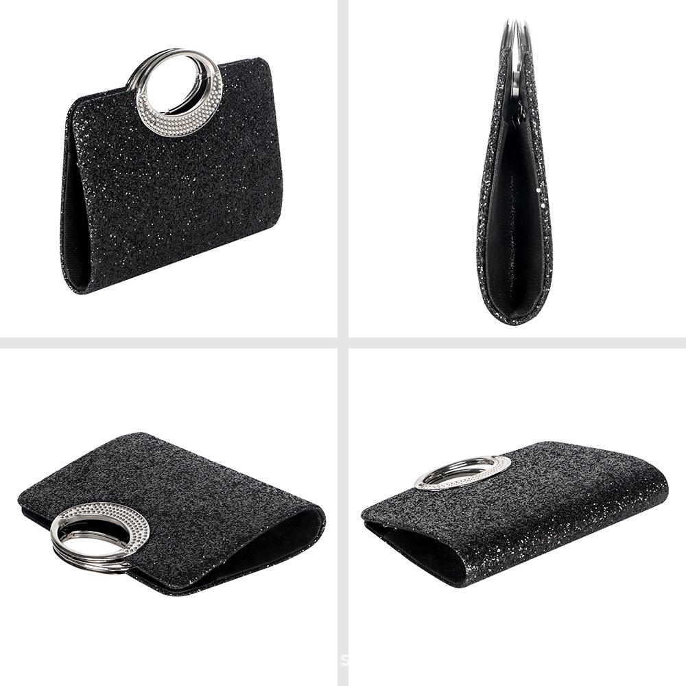 Spot Fast Delivery Rhinestone Crossbody Evening Bag for Weddings and Parties