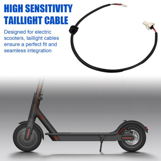 Electric Scooter Tail Light Cable ABS Rear Taillight Connection Line Replacement Part for MAX G2 G30 G30D Electric Scooter Accessory