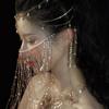 Headdress Hanfu Face Chain Tassel Mysterious Veil Personality Golden Fairy Mask Party
