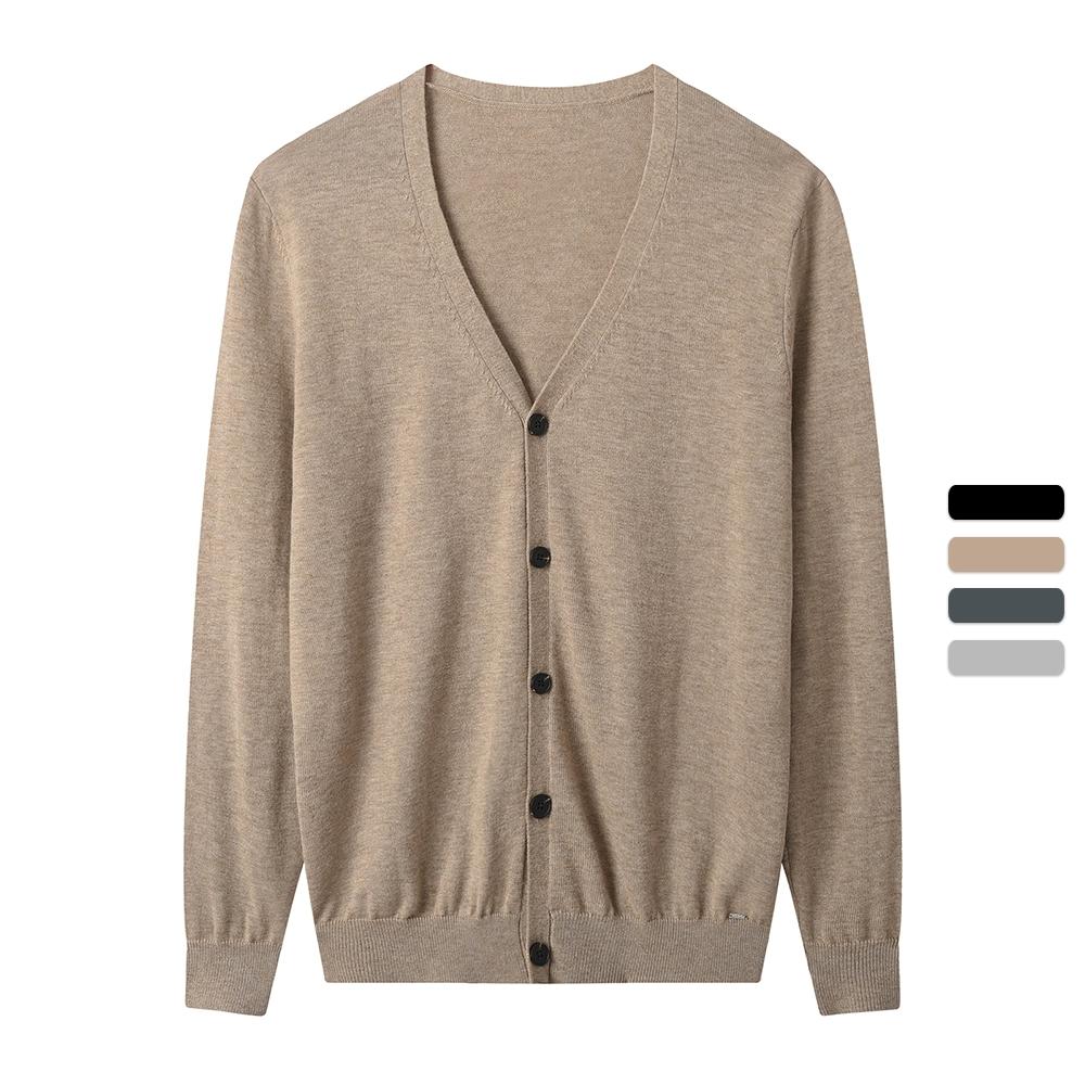 Winter New Cardigan Men Clothing Fashion Button Decor Super Large