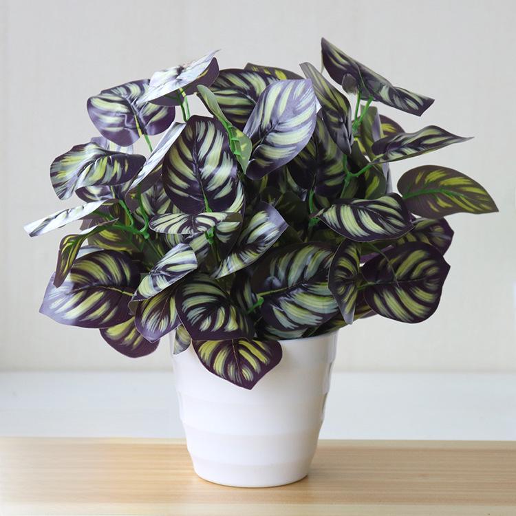 Имитация зеленого редиса в горшках для декора помещений и улицы - Искусственные цветы и растения