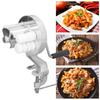 Hot Manual Macaroni Maker Aluminium Alloy Silver Portable Hand Cranking Noodles Pressing Machine for Kitchen Restaurant