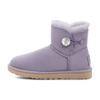 Comfort Solid Short Snow Boots Women Boots Misty-Purple 1016554-JGL
