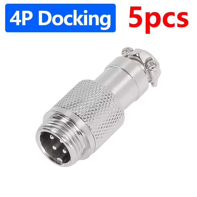 GX12 Connector 2Pin 3Pin 4Pin 5Pin 6Pin 7Pin Male & Female 12mm Panel Aviation Plug Circular Connector Socket