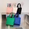 Women Tote Bag Solid Color  Handbag Ladies Shoulder Bag Underarm Bags