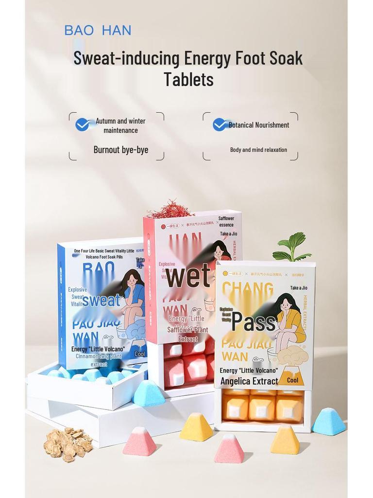 Newcomer Offer: Mugwort, Safflower & Ginger Foot Bath Soaking Bags for Men & Women