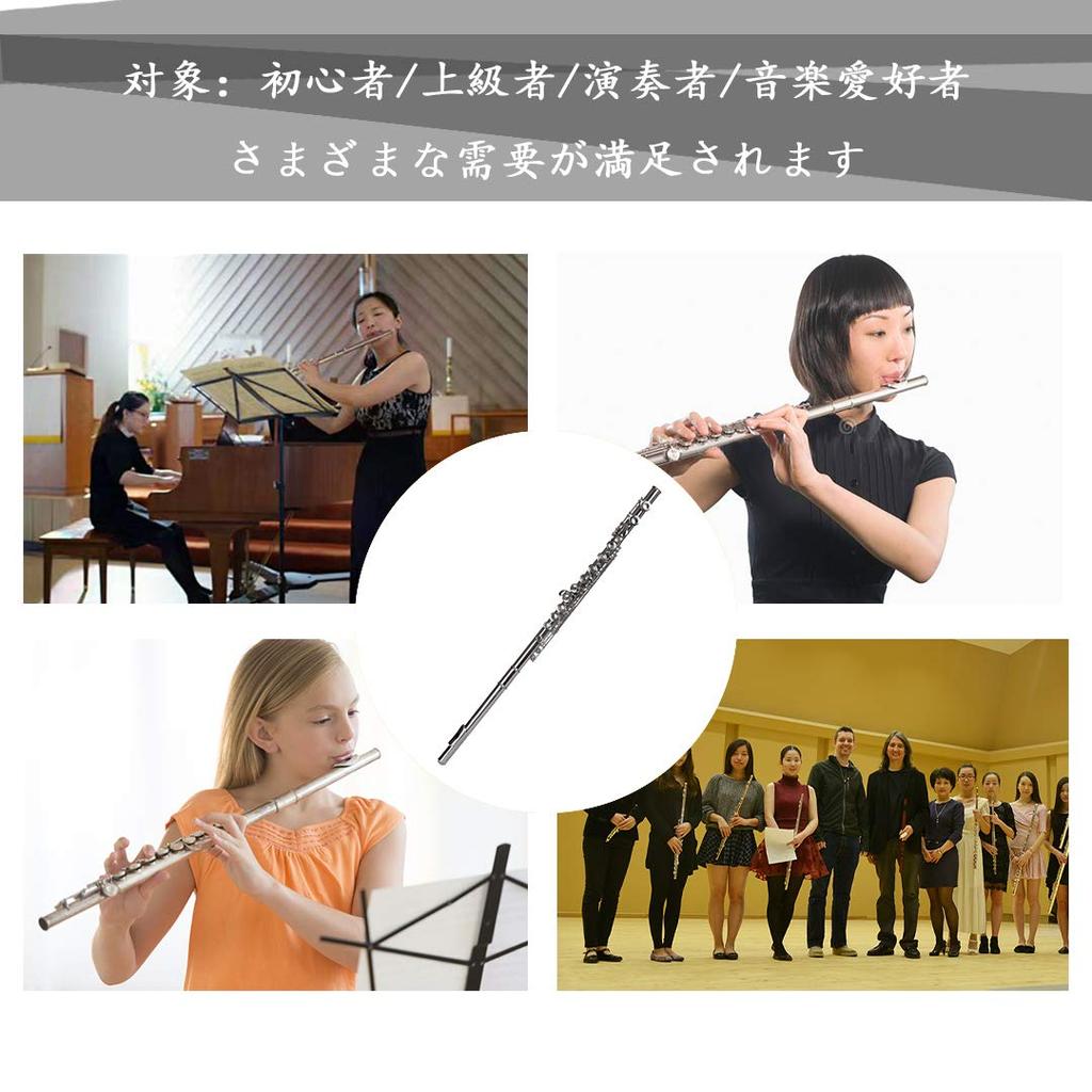 Seika 16-Hole C-Key Nickel Flute Beginner Set