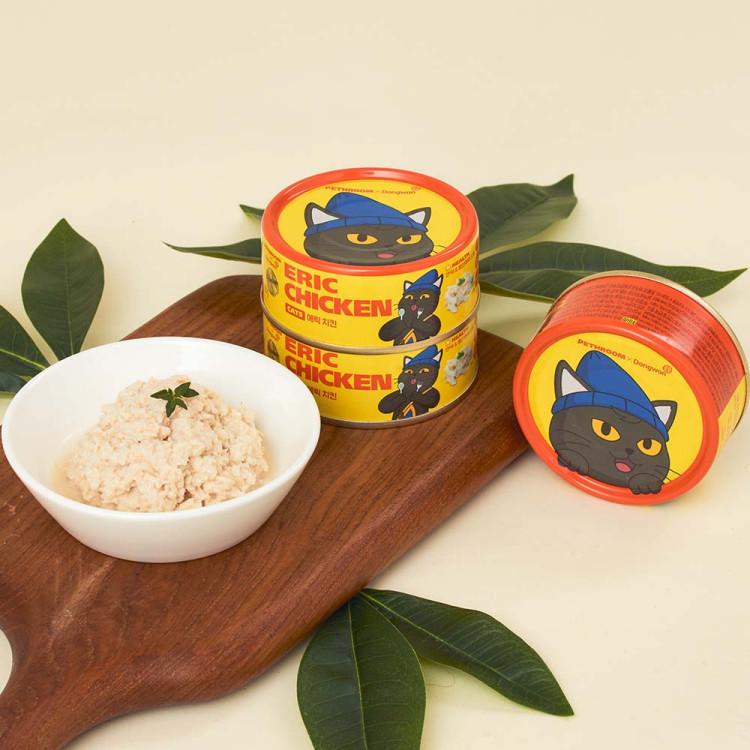 [pethroom X Dongwon] Alex Tuna & Eric Chicken (10 Pack) Cat Canned Snacks Large Capacity