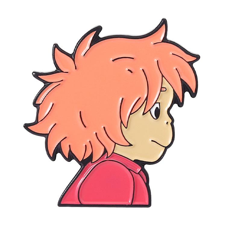 Anime Quality High Cartoon Brooch Stylish Metal Pin For Fashionable Accessories