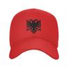 Flag Of Albania Eagle Baseball Cap Women Unisex Breathable Albanian Pride Dad Hat Sports Sun Hats