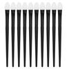 10pcs Silicone Eyeshadow Brush Soft Reusable Long Lasting Silicone Glitter Applicator Lip Brushes