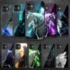 Wolf Tempered Glass Phone Case For iPhone Samsung Galaxy OnePlus Oppo Xiaomi Redmi Note S A 7 8 9 10 11 12 13 14 20 21 22 53 Pro Max Plus Ultra
