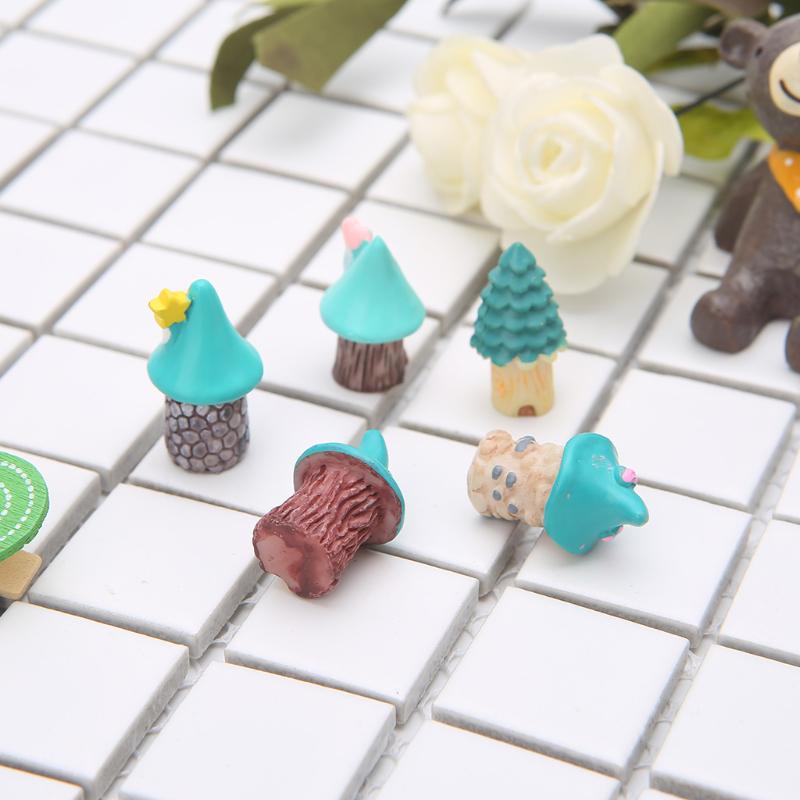 1Pc Resin House Fairy Garden Miniatures Micro Cottage Landscape DIY Decorations