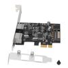 PCIE Dual Port PS2 Expansion Card SATA Power Interface Plug and Play PS2 Keyboard Mouse Port
