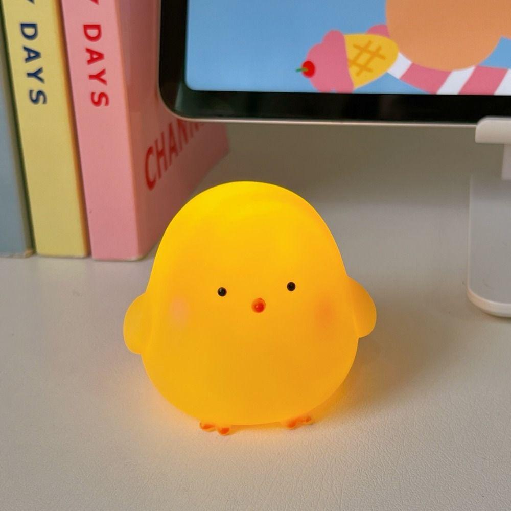 Creative Bedside Lamp Silicone Cartoon Animal Lamps Soft Light Led Night Light Student Dormitory